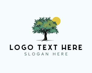 Botanical Forest Tree logo