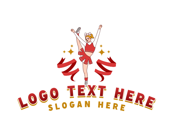 Female Cheerleader Squad logo