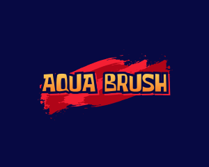 Creative Mural Art Brush logo design