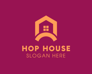 Orange House Renovation logo design