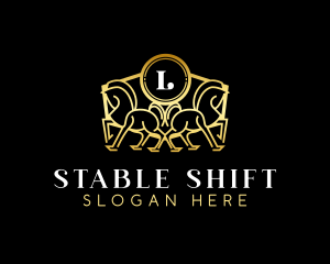 Animal Premium Horse Stable logo design