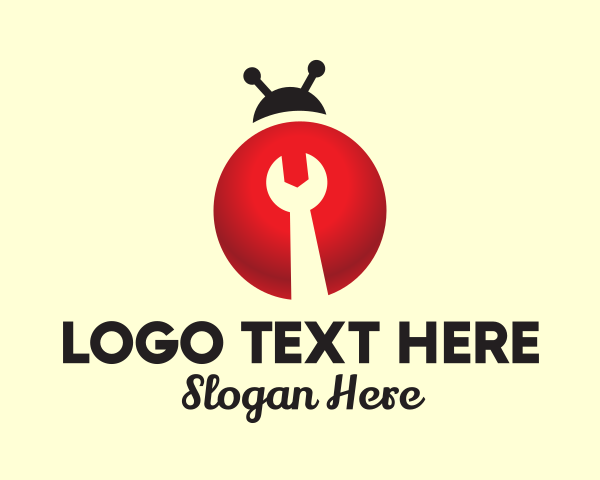 Lady Bug logo example 1