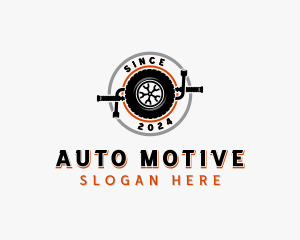 Tire Detailing Mechanic logo design