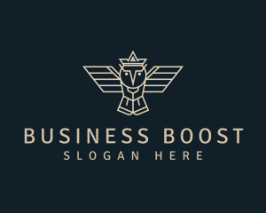 Owl Crown Business logo design