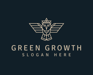 Owl Crown Business logo design