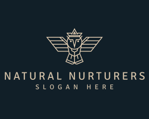 Owl Crown Business logo design