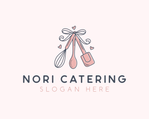 Ribbon Pastry Baker logo design