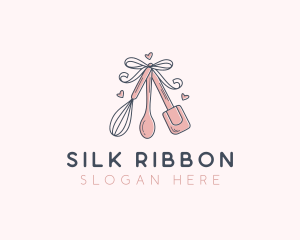 Ribbon Pastry Baker logo design