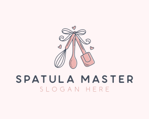 Ribbon Pastry Baker logo design