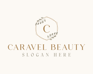 Elegant Leaf Decor logo design