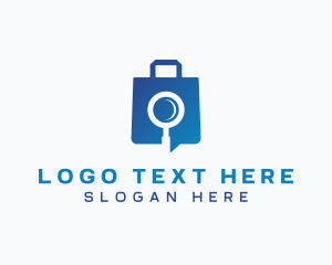 Magnifying Glass Bag logo