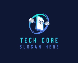 Gadget Phone Tech logo design