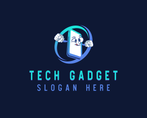 Gadget Phone Tech logo design