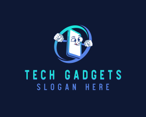 Gadget Phone Tech logo design