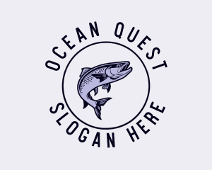 Ocean Marine Fishing logo