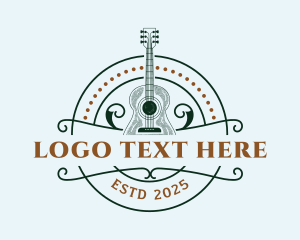 Guitar Music Instrument logo