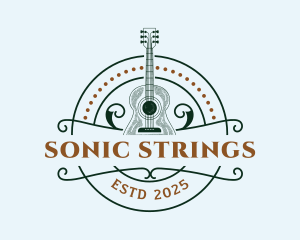 Guitar Music Instrument logo