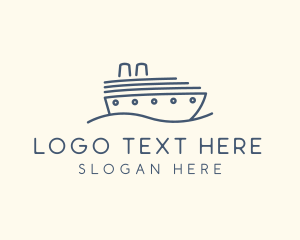 Boat Cruise Ship logo