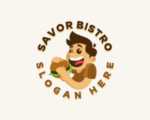 Fast Food Burger Guy logo