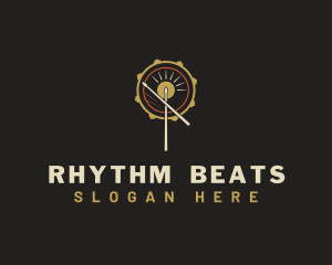 Music Drum Instrument logo design