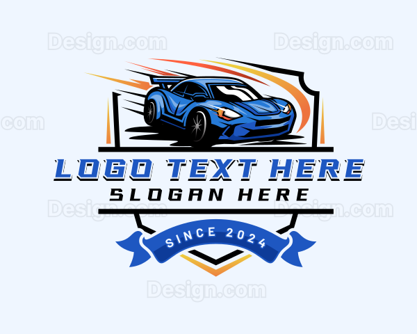 Automotive Racing Car Logo