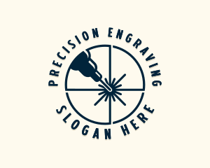 Laser Cutting Engraving Machinery logo design
