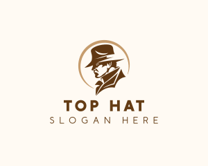 Mysterious Detective Investigator logo design