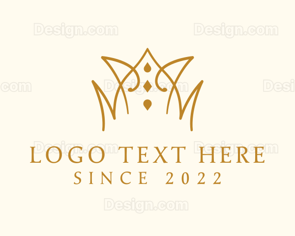 Luxury Pageant Crown Logo