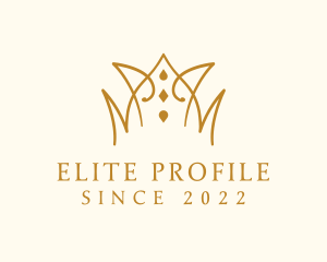 Luxury Pageant Crown  logo design