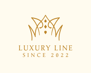 Luxury Pageant Crown  logo design