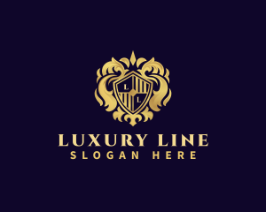 Luxury Royal Shield logo design