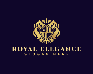 Luxury Royal Shield logo design