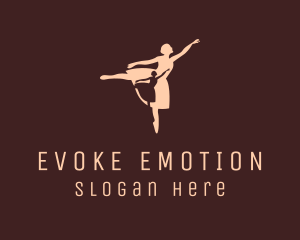 Feminine Ballet Dance  logo design