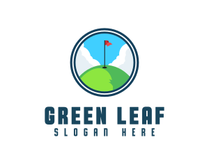 Golf Hill Course logo design