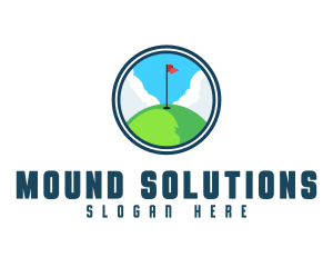 Golf Hill Course logo design