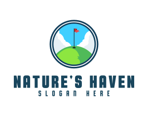 Golf Hill Course logo design