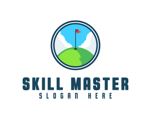 Golf Hill Course logo design