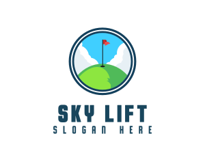 Golf Hill Course logo design