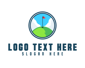 Hill - Golf Hill Course logo design