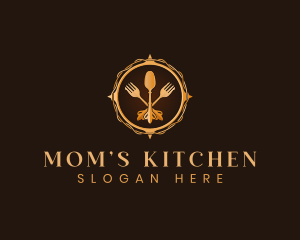 Utensils Kitchen Restaurant logo design