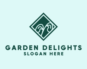 Seedling Plant Garden logo design