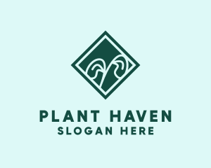 Seedling Plant Garden logo design