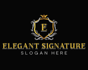 Elegant Insignia Crest logo design