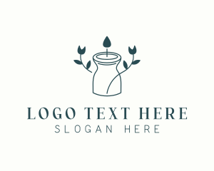 Floral Candle Holder logo