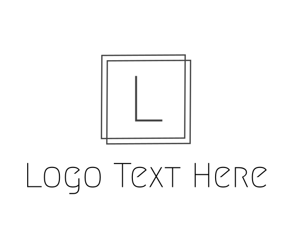 Black And White logo example 3