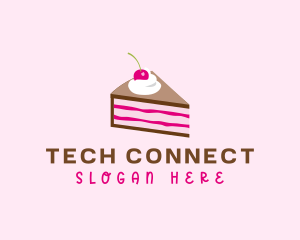 Pink Cherry Cake logo design