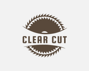 Woodwork Saw Tool logo design