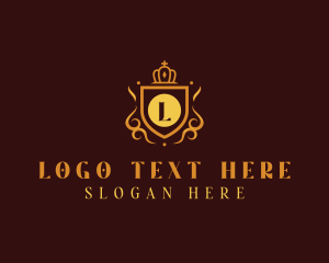 Elegant Regal Shield logo