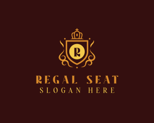 Elegant Regal Shield logo design