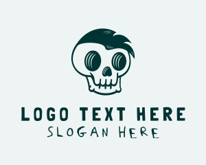 Green Skull Hip Hop Logo